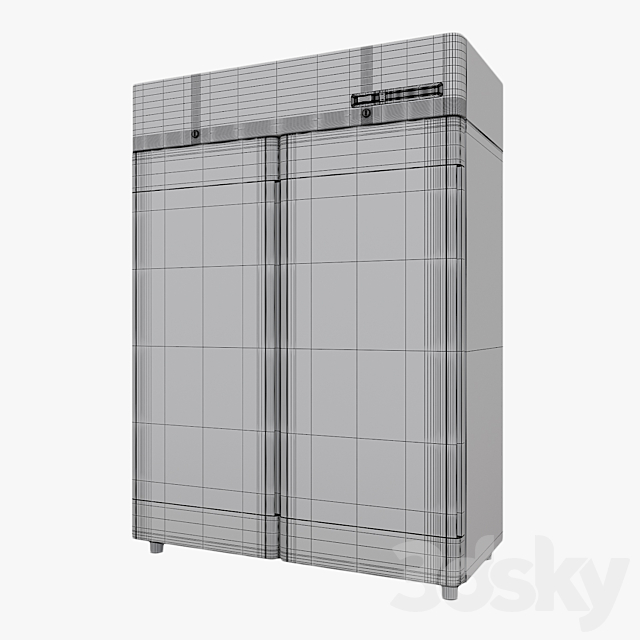 Refrigerating cabinet POLAIR CM110-GK 3ds Max - thumbnail 2