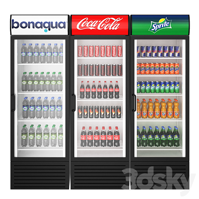 Refrigerators 3DS Max Model - thumbnail 2