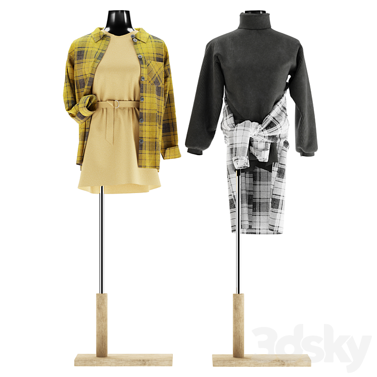 Set Of Clothes Vol 030 3DS Max - thumbnail 1