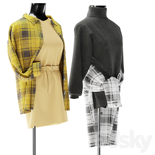 Set Of Clothes Vol 030 3DSMax File - thumbnail 3