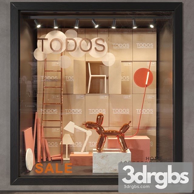 Shop Window 3dsmax Download - thumbnail 1