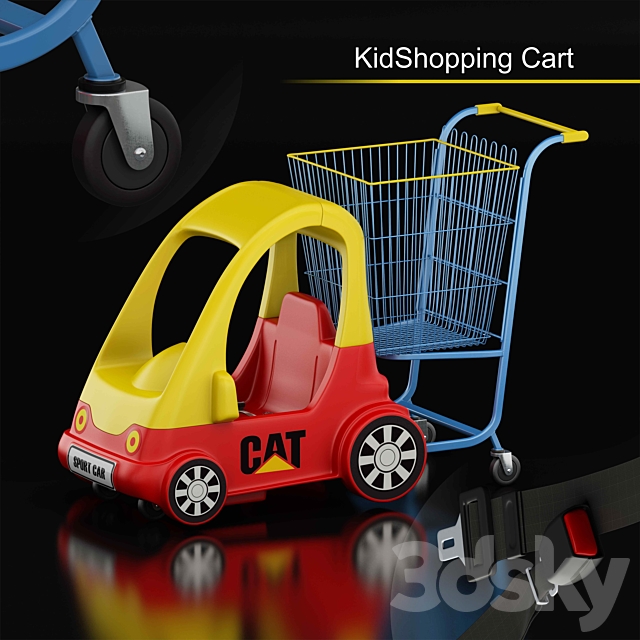 Shopping Cart 3DSMax File - thumbnail 1