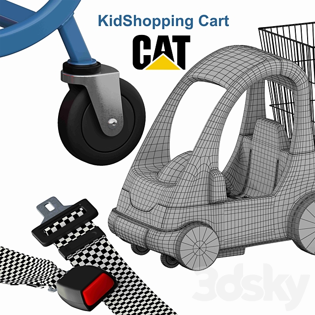 Shopping Cart 3DSMax File - thumbnail 2