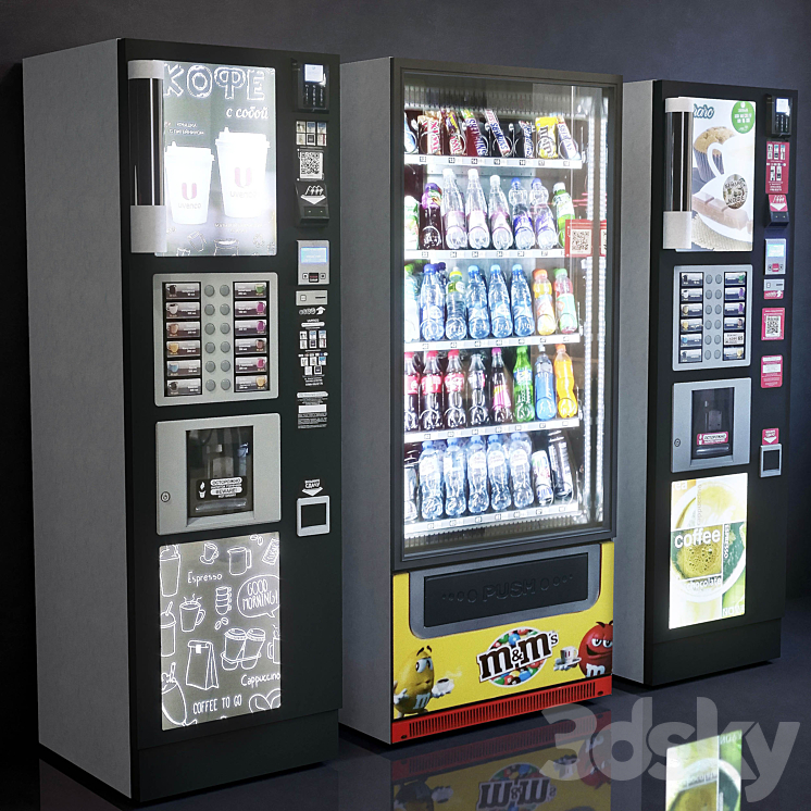 Showcase 013. Vending machine 3DS Max - thumbnail 2