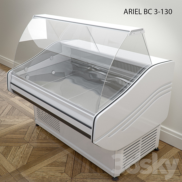 Showcase refrigerator ARIEL VS 3-130 3DSMax File - thumbnail 1