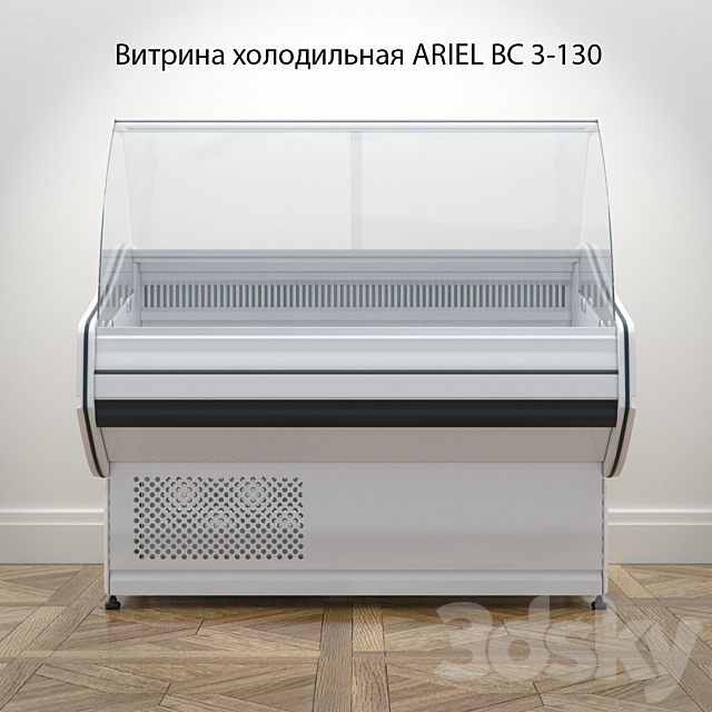 Showcase refrigerator ARIEL VS 3-130 3DSMax File - thumbnail 2