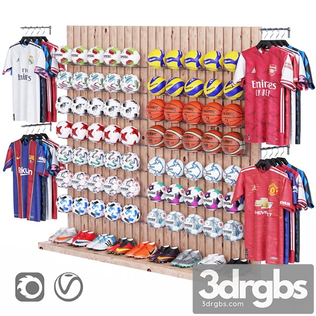 Sport shop 01 3dsmax Download - thumbnail 1