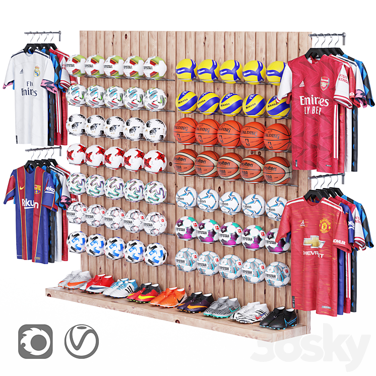 Sport shop_01 3DS Max - thumbnail 1