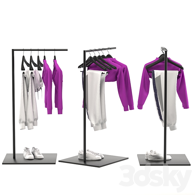 Sportswear female mannequin_0.4 3ds Max - thumbnail 3