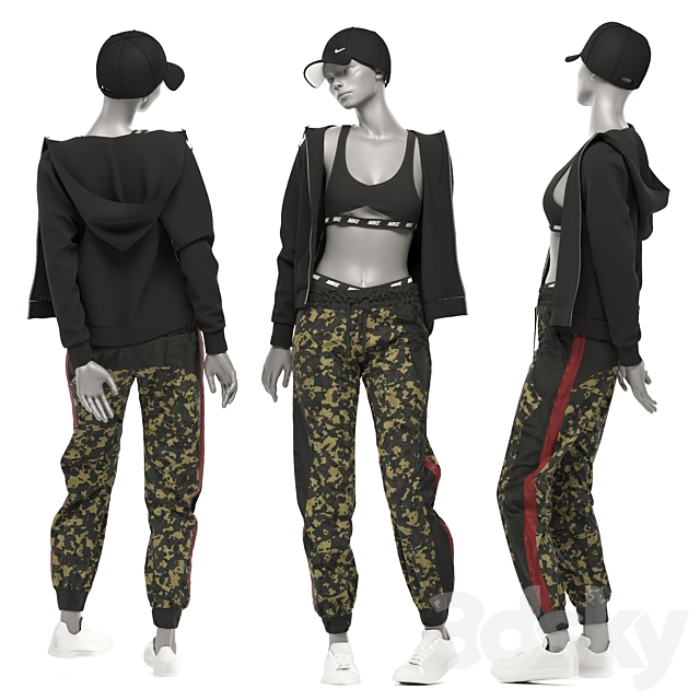 Sportswear female mannequins_0.3 3DSMax File - thumbnail 2