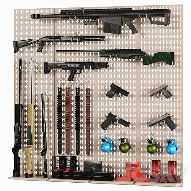 Store Show Case 6 (Gun Store) 3ds Max - thumbnail 3