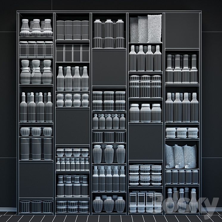 StoreShelf-78 3DS Max Model - thumbnail 2