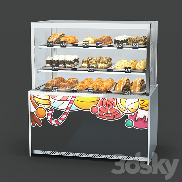 Sweets stand 3ds Max - thumbnail 1