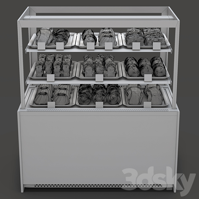 Sweets stand 3ds Max - thumbnail 3