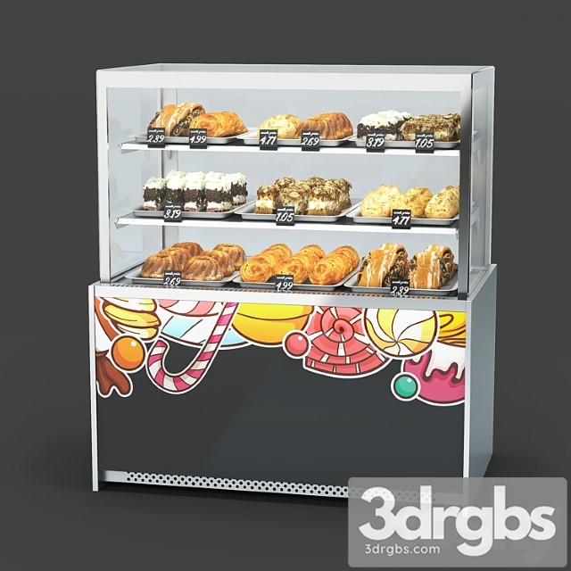 Sweets stand 3dsmax Download - thumbnail 1