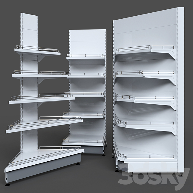 Trading racks 3ds Max - thumbnail 3