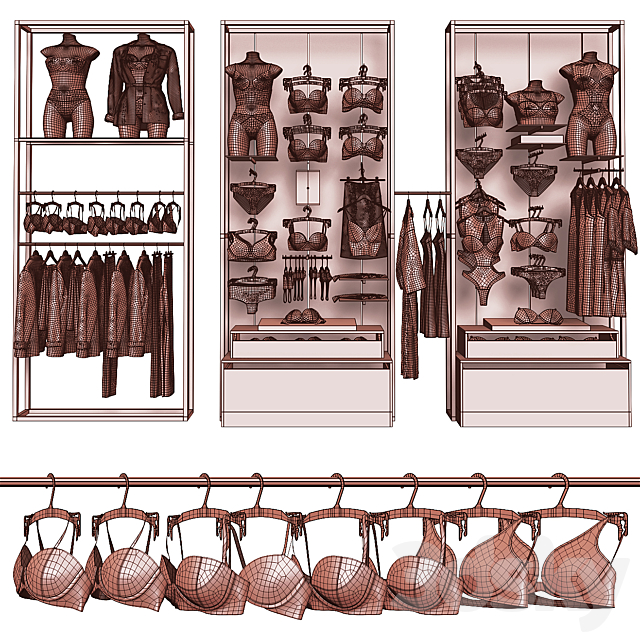 Underwear for the store 3DSMax File - thumbnail 4