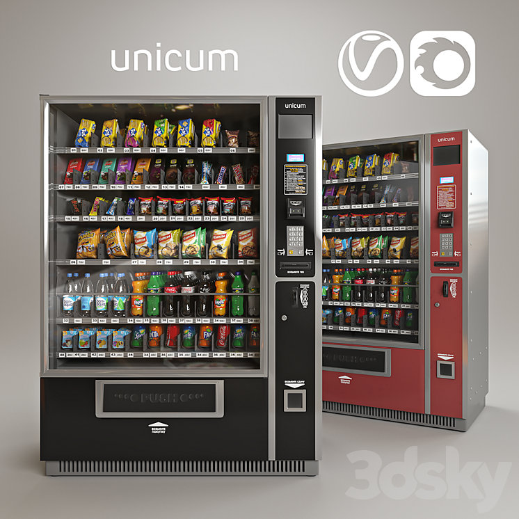 Unicum Foodbox Long 3DS Max - thumbnail 1