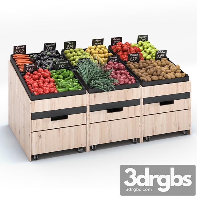 Vegetable Breakdown 3 3dsmax Download - thumbnail 1