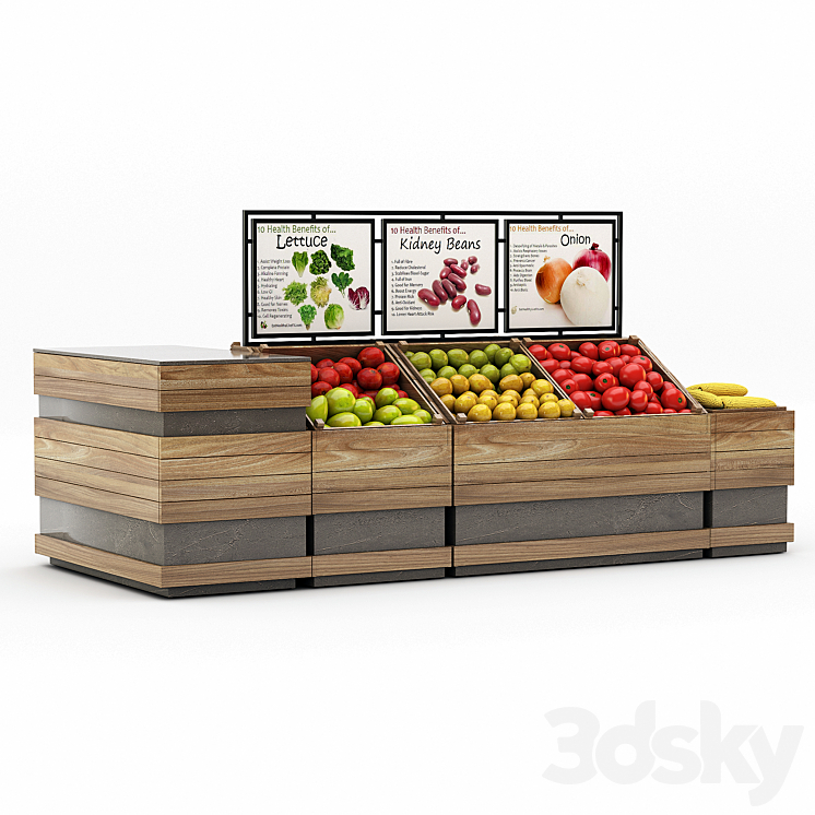 Vegetable Camber 3DS Max - thumbnail 2