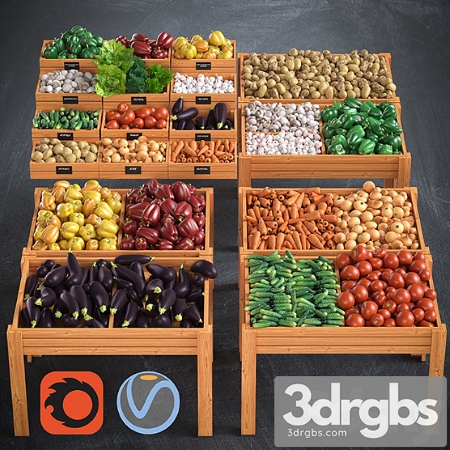 Vegetables 3dsmax Download - thumbnail 1