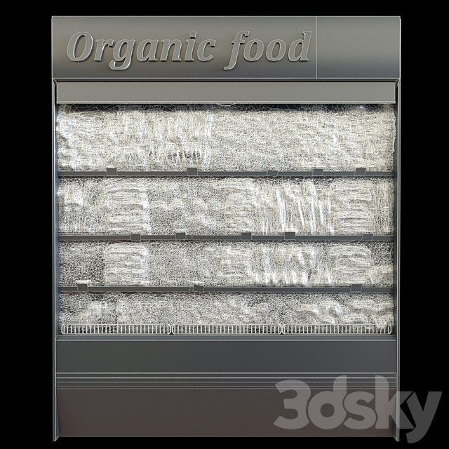 Vegetables fridge 2 3DS Max Model - thumbnail 3