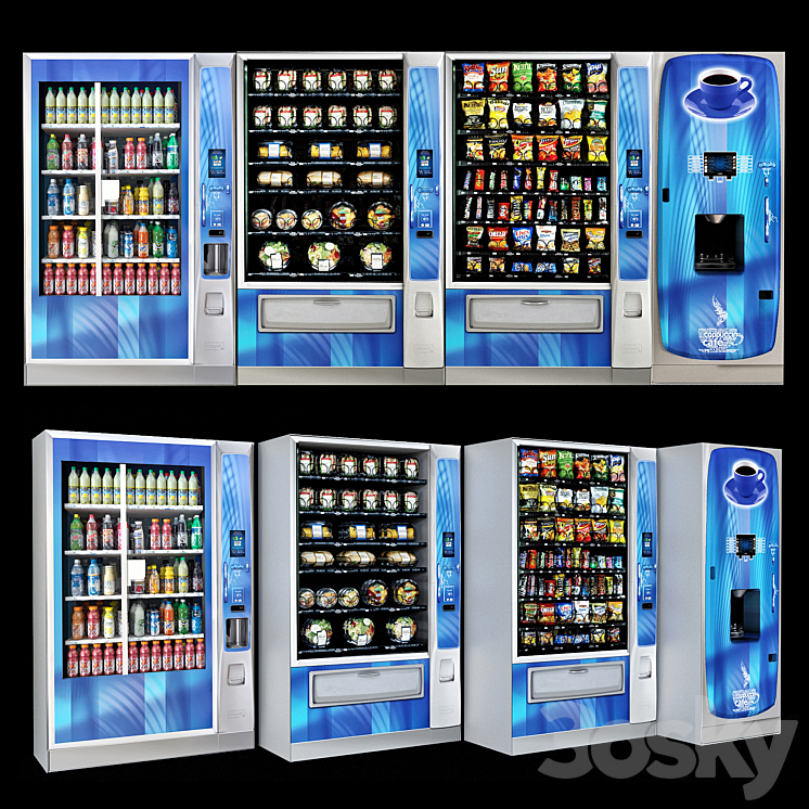 Vending machine 3DS Max - thumbnail 1