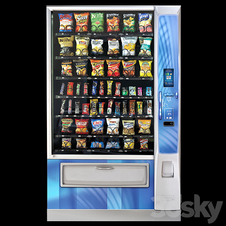 Vending machine 3DS Max - thumbnail 2