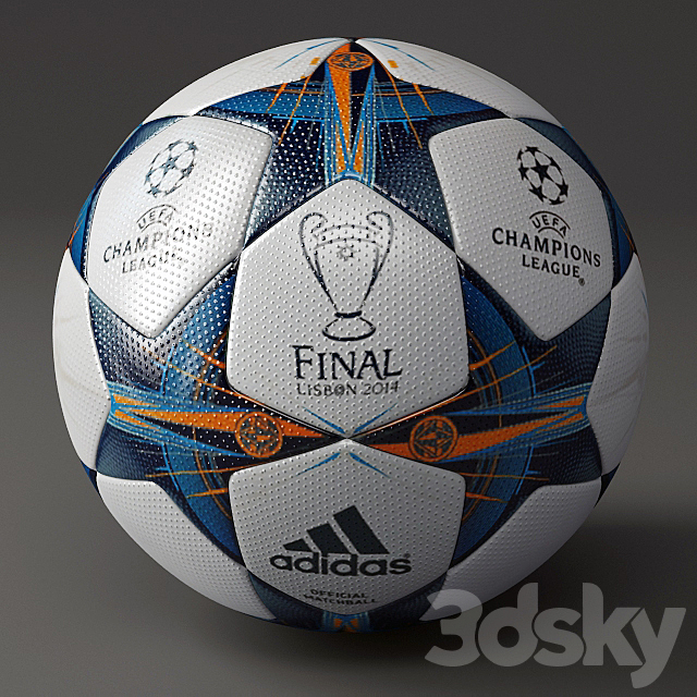 adidas finale lisbon 2014 3ds Max - thumbnail 1