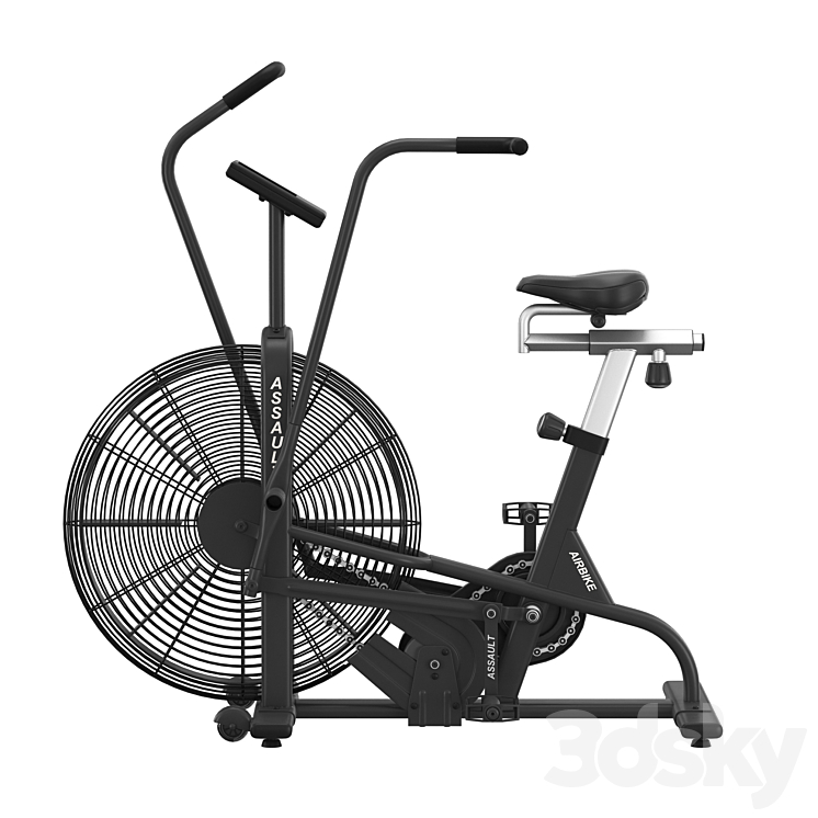 Airbike DHZ X-8860 exercise bike 3DS Max Model - thumbnail 1