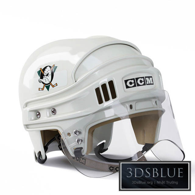 Anaheim Ducks CCM Hockey Helmet 3DS Max - thumbnail 3