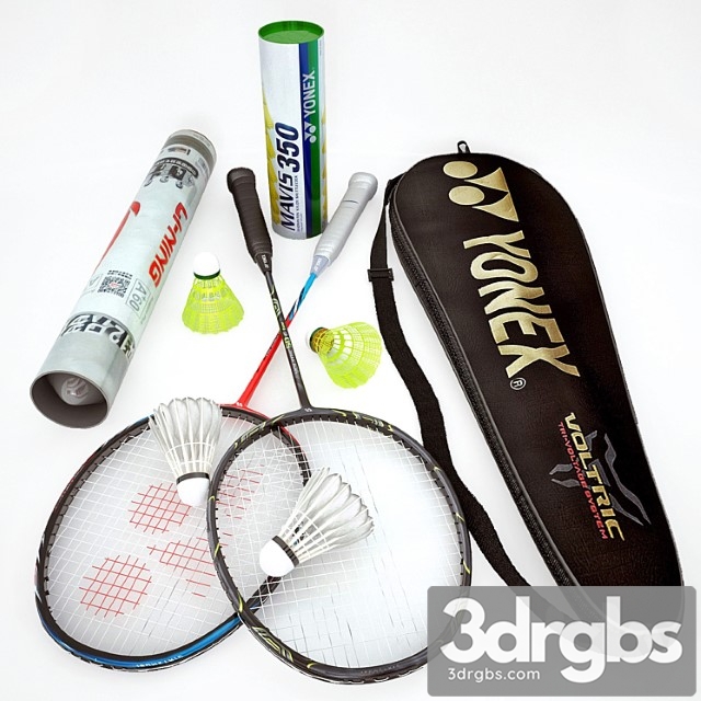 Badminton set 3dsmax Download - thumbnail 1