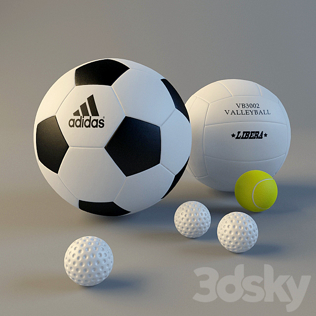 Balls 3DSMax File - thumbnail 1