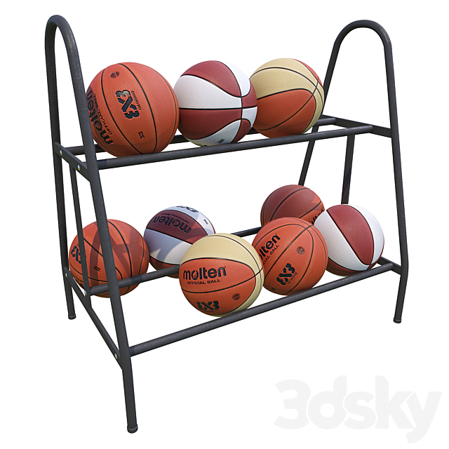 Basketball field 3DSMax File - thumbnail 3