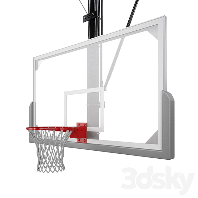 Basketball hoop – Basketball goal 3ds Max - thumbnail 3