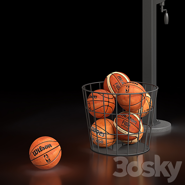 Basketball Hoop Goalrilla 3DS Max Model - thumbnail 3