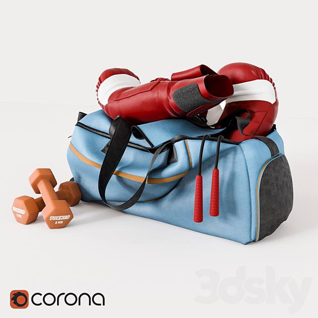 Boxing set 3DSMax File - thumbnail 1