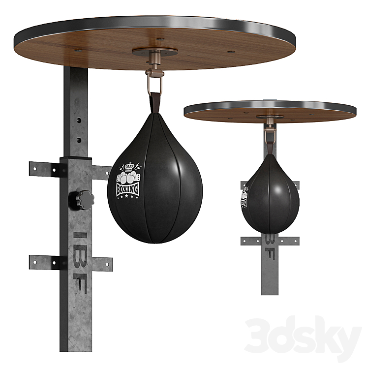 Boxing speed bag 3DS Max Model - thumbnail 1