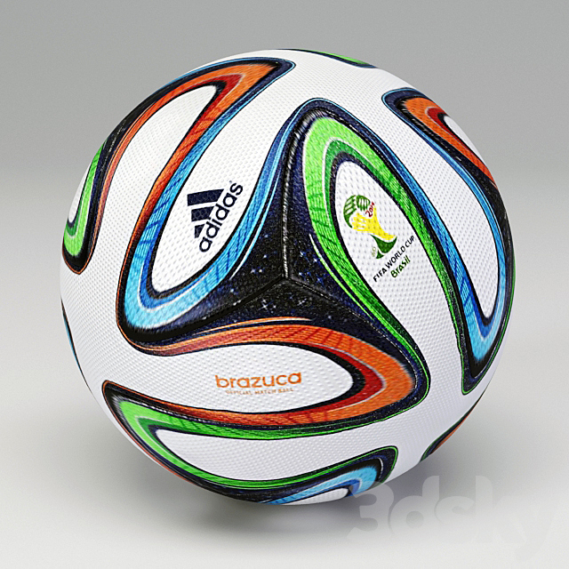 Brazuca – official ball of the FIFA World Cup 2014 3ds Max - thumbnail 1