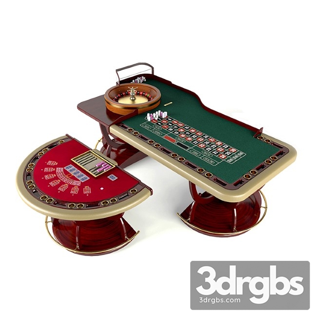 Casino tables 3dsmax Download - thumbnail 1