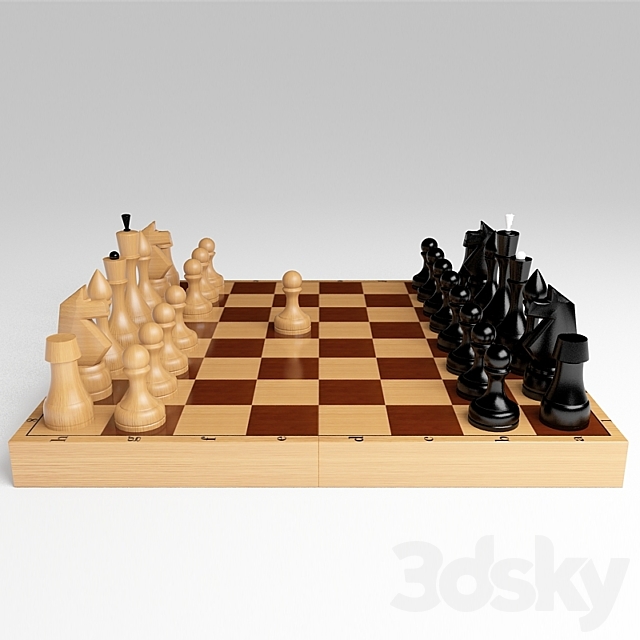 Chess 3DS Max Model - thumbnail 2