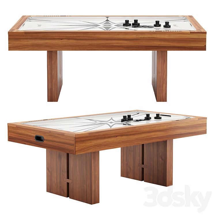 Crate And Barrel Air Hockey Table 3DS Max Model - thumbnail 1