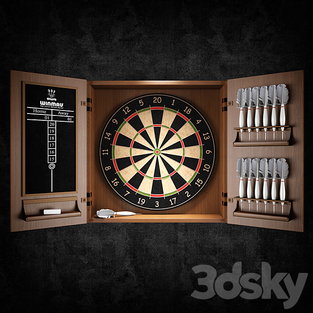 Darts 3DSMax File - thumbnail 1