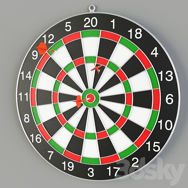 Darts 3DSMax File - thumbnail 1