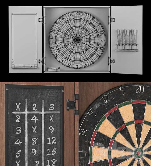 Darts RH 3DSMax File - thumbnail 3