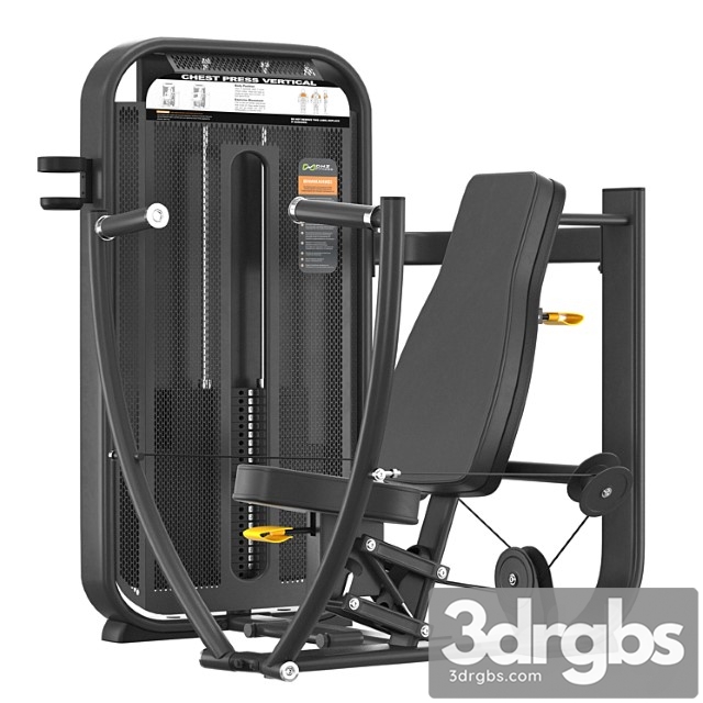 Dhz fitness e-7008 vertical press - thumbnail 1