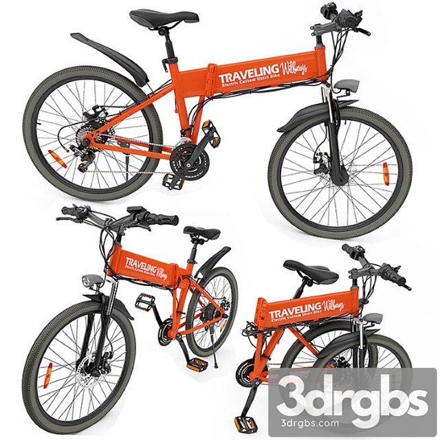 Electric bike 3dsmax Download - thumbnail 1