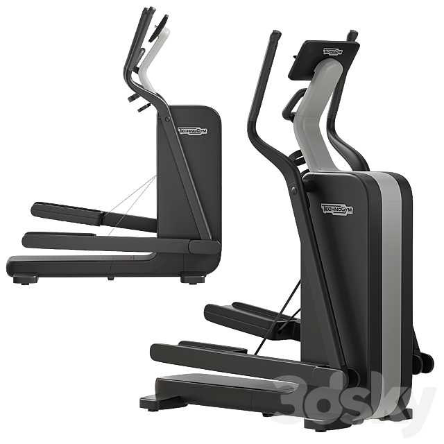 Elliptical Technogym 3dsMax Model - thumbnail 4