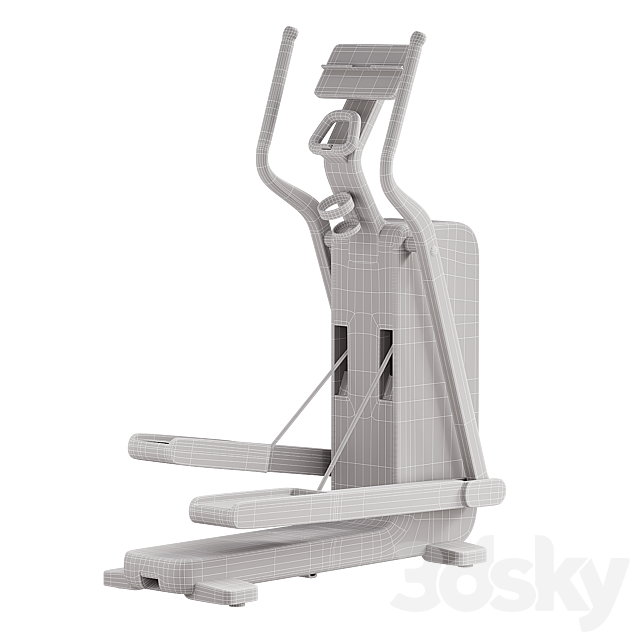 Elliptical Technogym 3dsMax Model - thumbnail 7