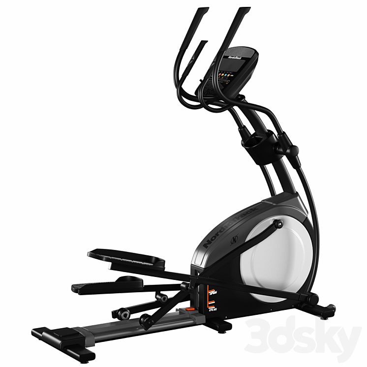 Elliptical trainer NordicTrack E7.1 3DS Max - thumbnail 2